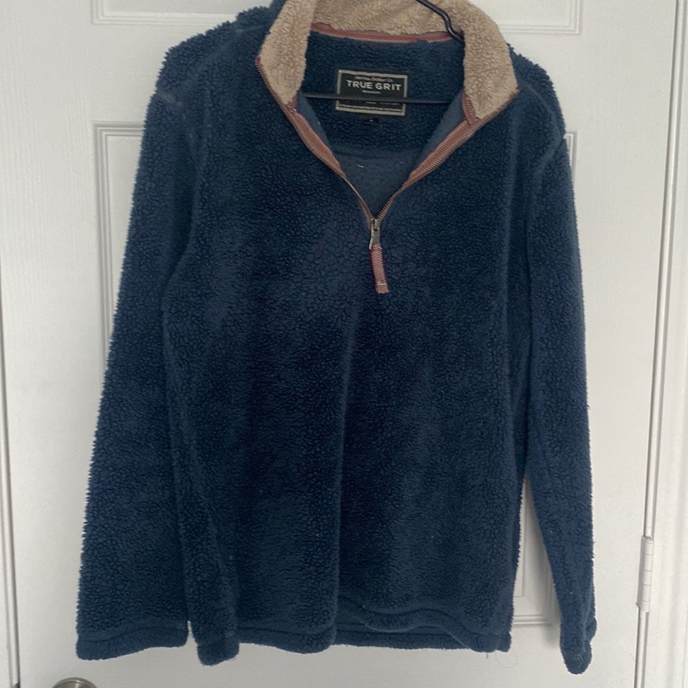 True Grit Sherpa pull over